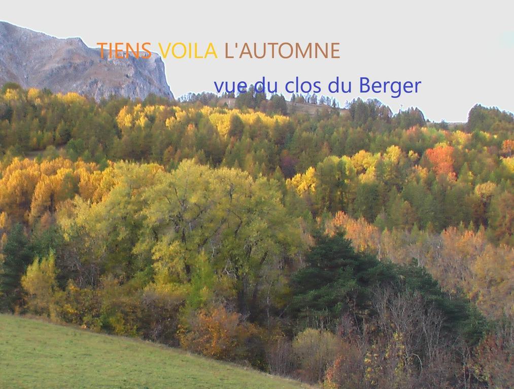 Le Clos Du Berger Le Sauze Zewnętrze zdjęcie